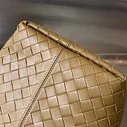 Kitlife BOTTEGA VENETA Flip Flap Intrecciato-leather tote bag Tan colour - 23 x 18.5 x 15 cm - 6