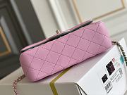 Kitlife Chanel Mini Rectangular Top Handle Pink and Green - 20 x 12 x 6cm - 3