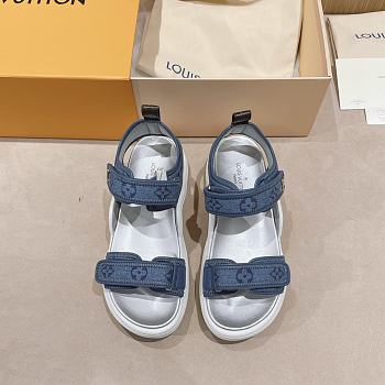 Kitlife Louis Vuitton Archlight Sandal Denim Blue 2023