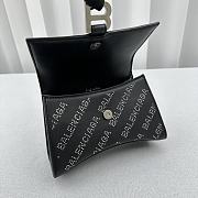 Kitlife BALENCIAGA  XS Hourglass Top-Handle Bag Black - 19 x 13 x 8 cm - 6