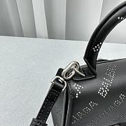 Kitlife BALENCIAGA  XS Hourglass Top-Handle Bag Black - 19 x 13 x 8 cm - 2