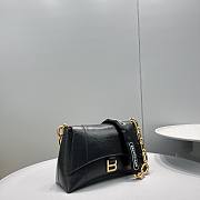 Kitlife Balenciaga Downtown Chain Shoulder Bag Black - 25.5 x 6x 16 cm  - 6