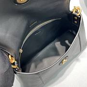 Kitlife Balenciaga Downtown Chain Shoulder Bag Black - 25.5 x 6x 16 cm  - 4