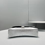 Kitlife Balenciaga Downtown Chain Shoulder Bag Silver - 25.5 x 6x 16 cm - 5