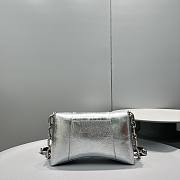 Kitlife Balenciaga Downtown Chain Shoulder Bag Silver - 25.5 x 6x 16 cm - 4