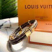 Louis Vuitton Monogram Canvas Keep it Twice Lock Bracelet - 4