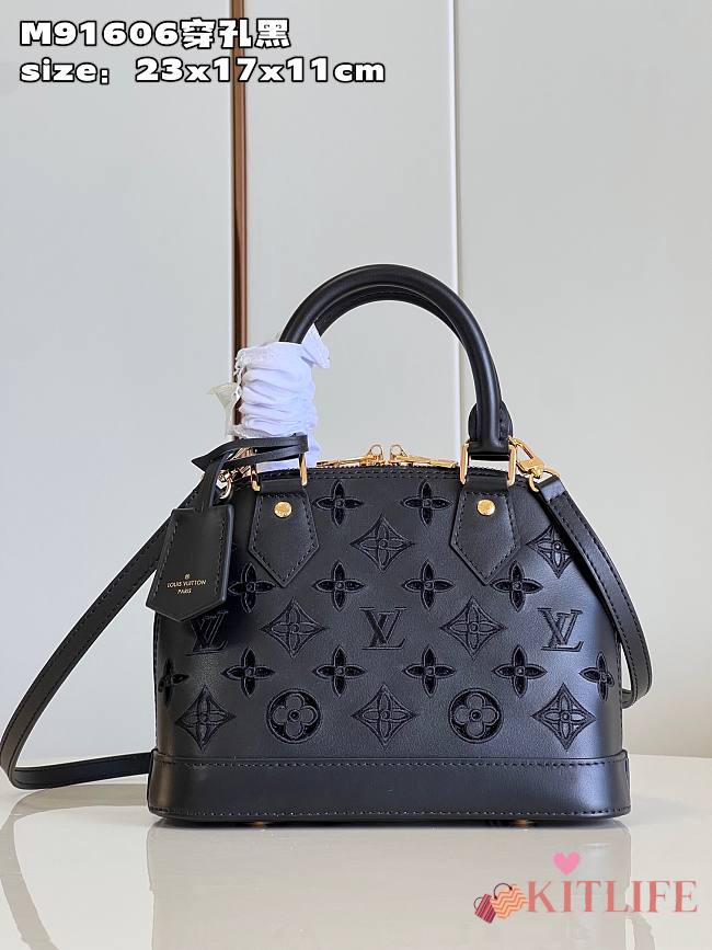 Kitlife Louis Vuitton Alma BB Black 2023 - 23.5 x 17.5 x 11.5 cm - 1