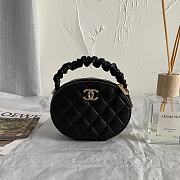 Kitlife Black Chanel Oval Top Handle Black - 13×5.5×9 cm  - 1