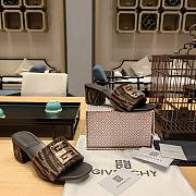Kitlife GIVENCHY 4G Flat Mule Leopard Print Haircalf Black Brown - 5