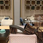 Kitlife GIVENCHY 4G Flat Mule Leopard Print Haircalf Black Brown - 3