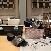 Kitlife GIVENCHY 4G Flat Mule Leopard Print Haircalf  - 5