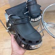 Kiltife Balenciaga Hardcrocs Rubber Slides Black - 5