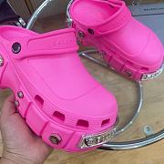 Kiltife Balenciaga Hardcrocs Rubber Slides Pink - 3