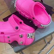 Kiltife Balenciaga Hardcrocs Rubber Slides Pink - 2