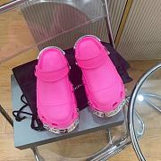 Kiltife Balenciaga Hardcrocs Rubber Slides Pink - 6