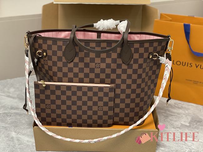 Kitlife Louis Vuitton Neverfull MM 2023 Brown - 31 x 28 x 14 cm - 1