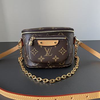 Kitlife Louis Vuitton Mini Bumbag Monogram Brown - 17 x 12 x 9.5 cm