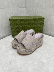 KITLIFE WOMEN'S JUMBO GG PLATFORM SLIDE SANDAL purple - 4