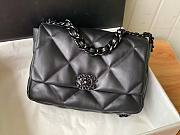 Kitlife Chanel 19 Medium Flap Bag All Black - 30cm - 1