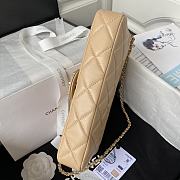 Kitlife Chanel 23A flap bag beige - 26 x 11 x 4 cm - 4