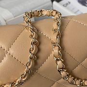 Kitlife Chanel 23A flap bag beige - 26 x 11 x 4 cm - 3