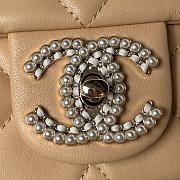 Kitlife Chanel 23A flap bag beige - 26 x 11 x 4 cm - 2