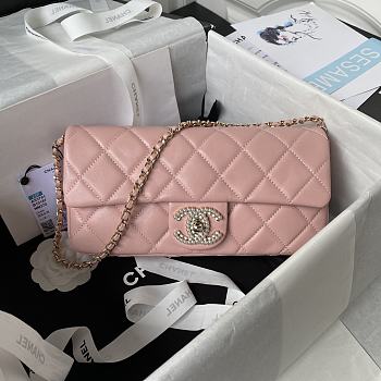 Kitlife Chanel 23A flap bag pink - 26 x 11 x 4 cm