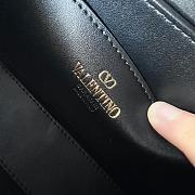 Kitlife Valentino Garavani Black Small Rockstud Flap Bag - 18.5x12x8 cm - 3