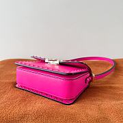 Kitlife Valentino Garavani Black Small Rockstud Flap Pink - 18.5x12x8 cm - 4