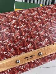 Kitlife GOYARD PARIS red Monte-Carlo PM Clutch - 25×14.5×4 cm - 3