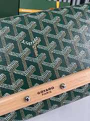 Kitlife GOYARD PARIS Green Monte-Carlo PM Clutch - 25×14.5×4 cm - 2