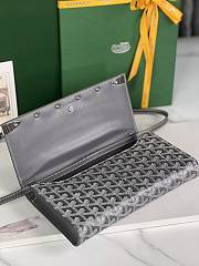 Kitlife GOYARD PARIS Gray Monte-Carlo PM Clutch - 25×14.5×4 cm - 5