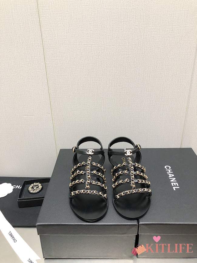 Kitlife Chanel Black sandals SS 2023  - 1