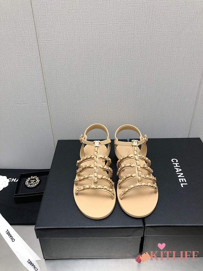 Kitlife Chanel Beige sandals SS 2023 - 1
