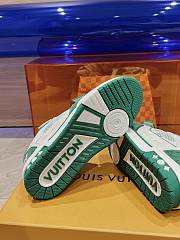 Kitlife LOUIS VUITTON Denim Monogram LV Trainer Sneakers Green - 2