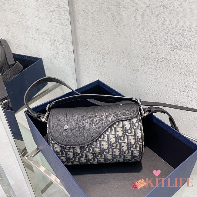Kitlife MINI ROLLER BAG WITH STRAP Black - 21 x 12.5 x 12.5 cm - 1