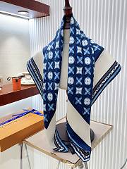 Kitlife Louis vuitton Monogram Confidential Square Blue - 90 x 90 cm - 2