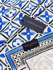 Kitlife Louis vuitton Monogram Confidential Square light blue- 90 x 90 cm - 6
