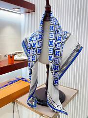 Kitlife Louis vuitton Monogram Confidential Square light blue- 90 x 90 cm - 4