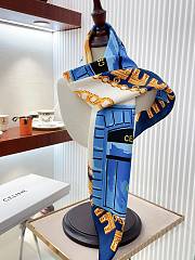 Kitlife Celine Square silk scarf Blue - 90 x 90 cm - 4