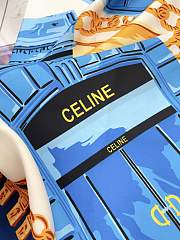 Kitlife Celine Square silk scarf Blue - 90 x 90 cm - 3