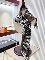 Kitlife Chanel Square silk scarf Brown - 90 x 90 cm - 5