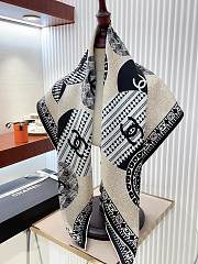 Kitlife Chanel Square silk scarf white - 90 x 90 cm - 5
