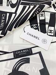 Kitlife Chanel Square silk scarf Black - 90 x 90 cm - 4