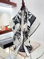 Kitlife Chanel Square silk scarf Black - 90 x 90 cm - 3