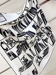 Kitlife Chanel Square silk scarf Black - 90 x 90 cm - 2