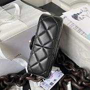Kitlife Chanel Lambskin & Wenge Wood Light Black - 18 x 11 x 7 cm - 6