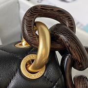 Kitlife Chanel Lambskin & Wenge Wood Light Black - 18 x 11 x 7 cm - 5