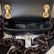 Kitlife Chanel Lambskin & Wenge Wood Light Black - 18 x 11 x 7 cm - 3