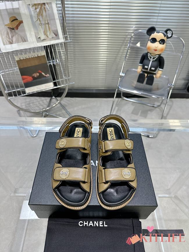 Kitlife Chanel Sandal Green 2023 - 1